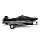 Eevelle Boat Cover ALUMINUM FISHING Walk Thru Windshield, Outboard Fits 16ft 6in L up to 100in W Black SFAVWT16100B-BLK - alternate 1